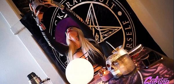  Sabrina Sabrok dick reader sexy witch halloween